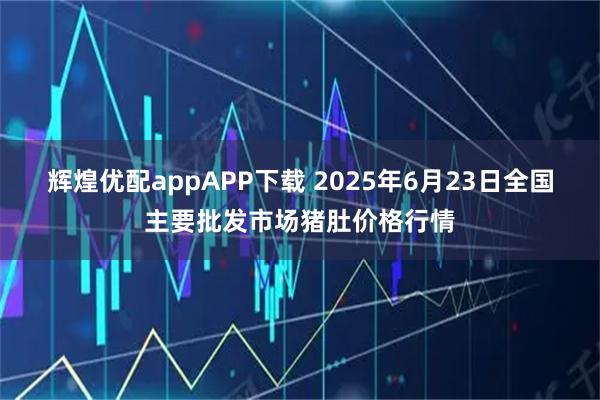 辉煌优配appAPP下载 2025年6月23日全国主要批发市场猪肚价格行情