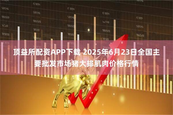 顶益所配资APP下载 2025年6月23日全国主要批发市场猪大排肌肉价格行情