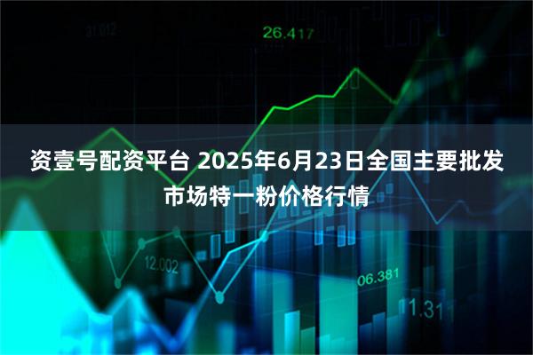 资壹号配资平台 2025年6月23日全国主要批发市场特一粉价格行情