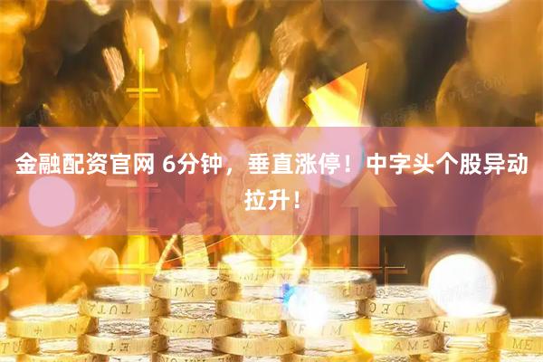 金融配资官网 6分钟，垂直涨停！中字头个股异动拉升！
